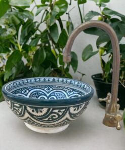 moroccan mosaic sink
